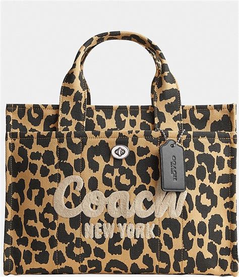 leopard coach bags for women